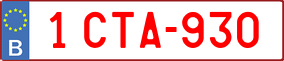 Truck License Plate